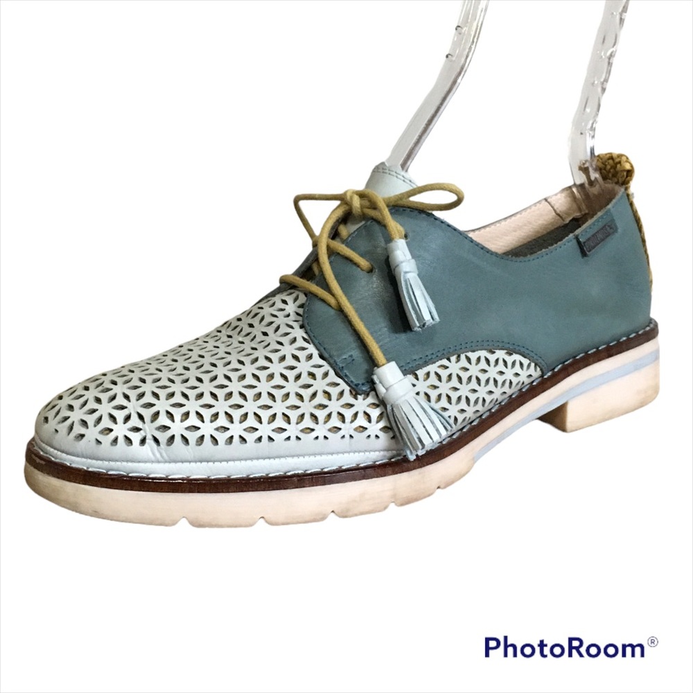 PIKOLINOS - "Sitges" W7J-4846C1 Blue Oxfords Derby Shoes -  Euro Size 40
